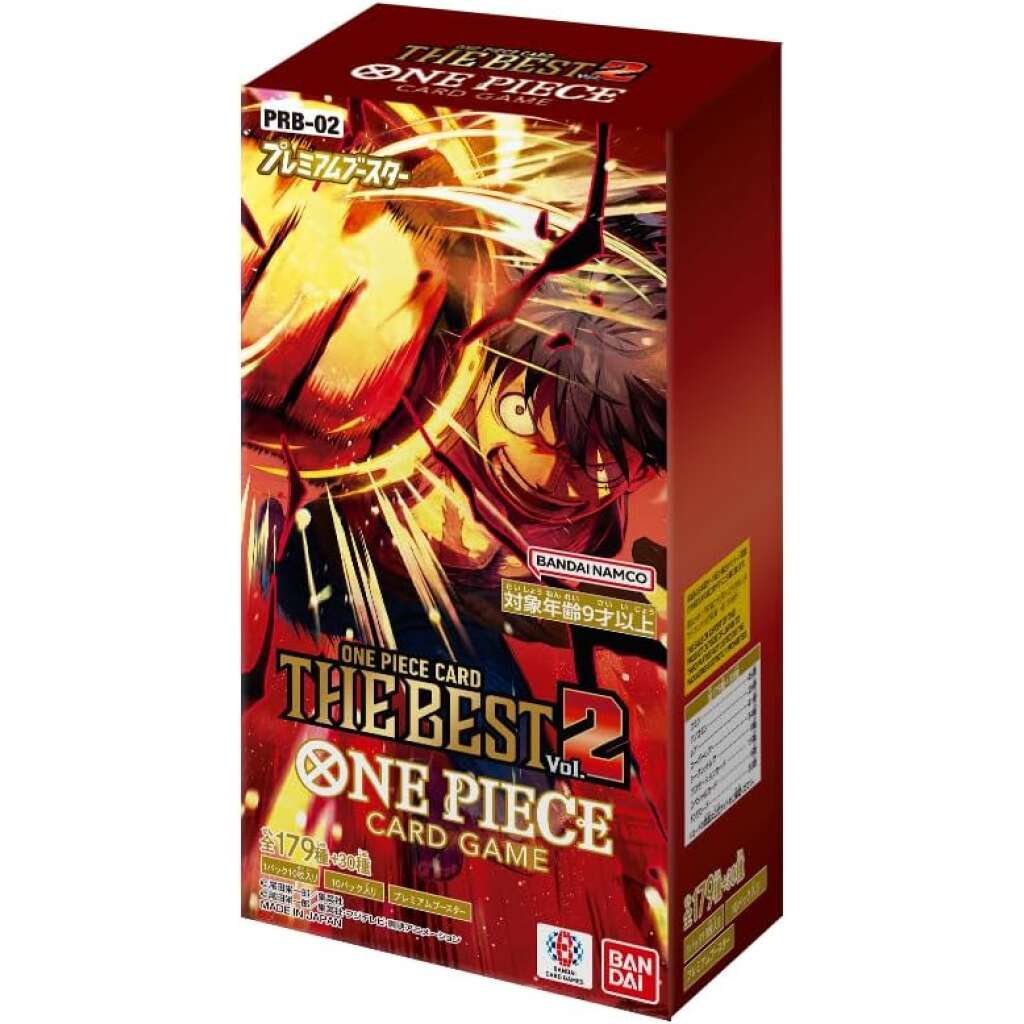 PRB - 02 ONE PIECE CARD THE BEST vol.2 (Japanese) - Sealed Case (20 boxes) ONE PIECE CARD - Rare Cards Japan