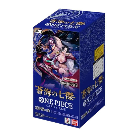 OP - 14 The Azure Sea’s Seven (Japanese) - Booster Box ONE PIECE CARD - Rare Cards Japan