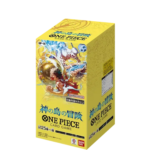 [PRE - ORDER] OP - 15 Adventure on KAMI’s Island Sealed Case (Japanese) – Sealed Case (12 Boxes) - Rare Cards Japan